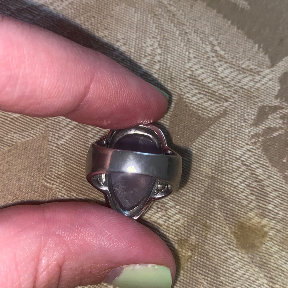 Amethyst gem ring 💍 - Picture 6 of 8